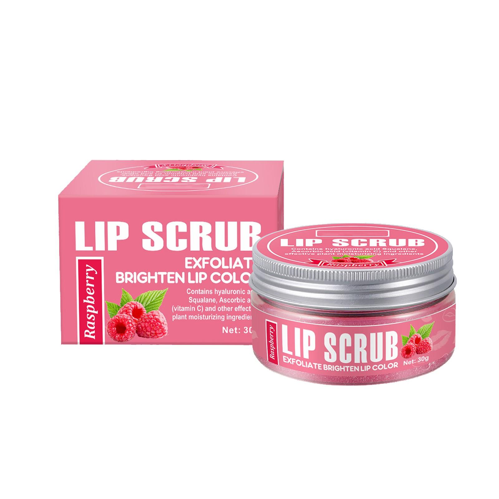 

Фруктовый скраб для губ, осветляет морщины на губах, увлажняет и питает, бальзам для губ One Size красный