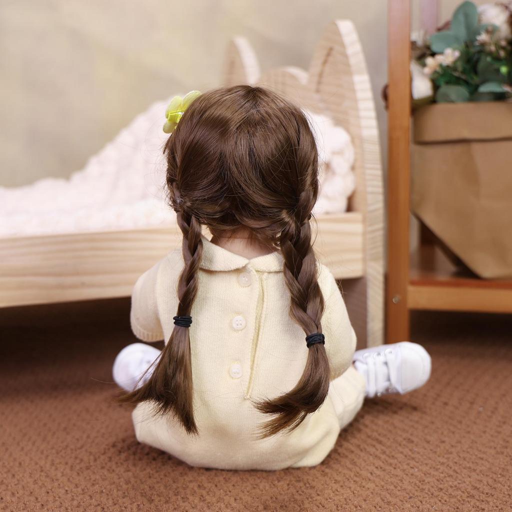 43CM Lively Reborn Baby Doll Soft Full Silicone Vinyl Lifelike Skin Like Real Babies Girl Doll Christmas Gift