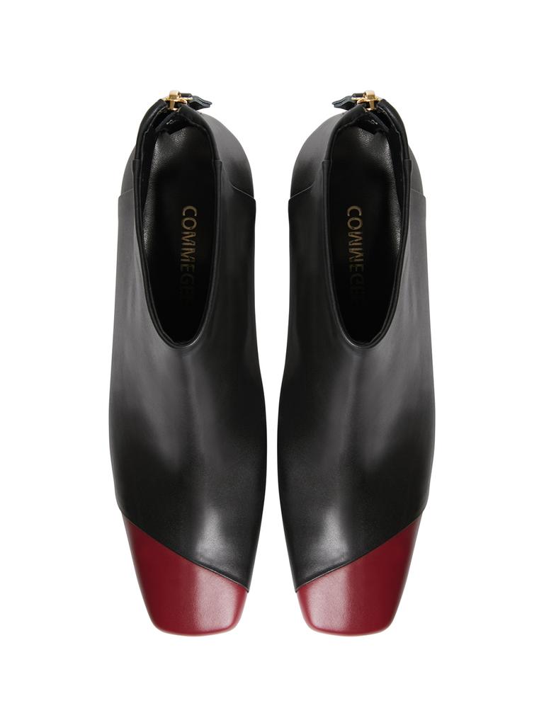 Commegee Asymmetry Ankle Boots / Cg1029Wibk