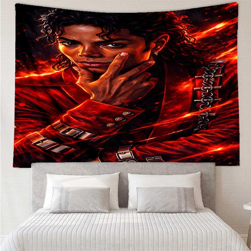 Michael Hat Tapestry, Unique Design Tapestry, Wall Decor for Bedroom,Livingroom, Playroom,Heartwarming Fan Holiday Gifts
