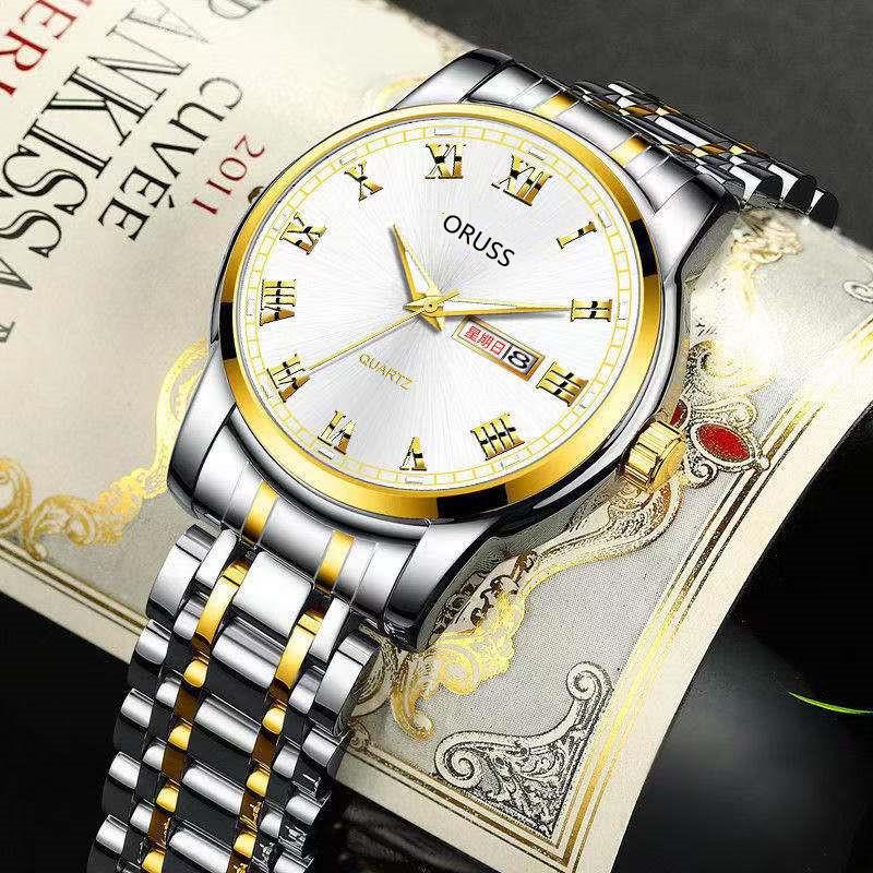 Tijd Waterdicht Herenhorloge Mannnelijke Student Mode Trend Automatisch Uurwerk Horloge Horloge Man