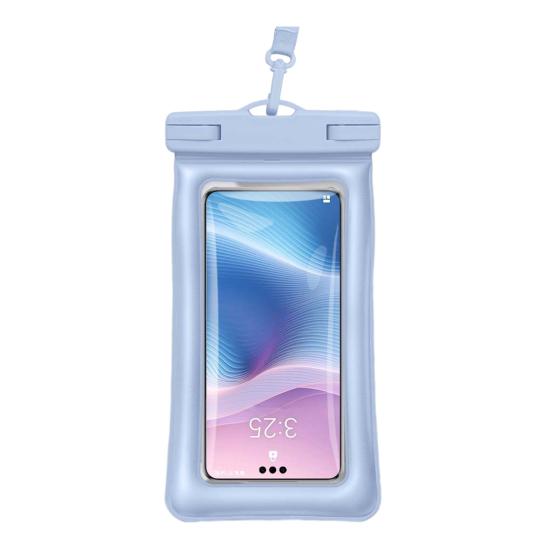 Waterproof Phone Pouch with Detachable Lanyard Transparent Floating Cell Phone Dry Bag Case Protector Beach Kayak Cruise Travel Essentials