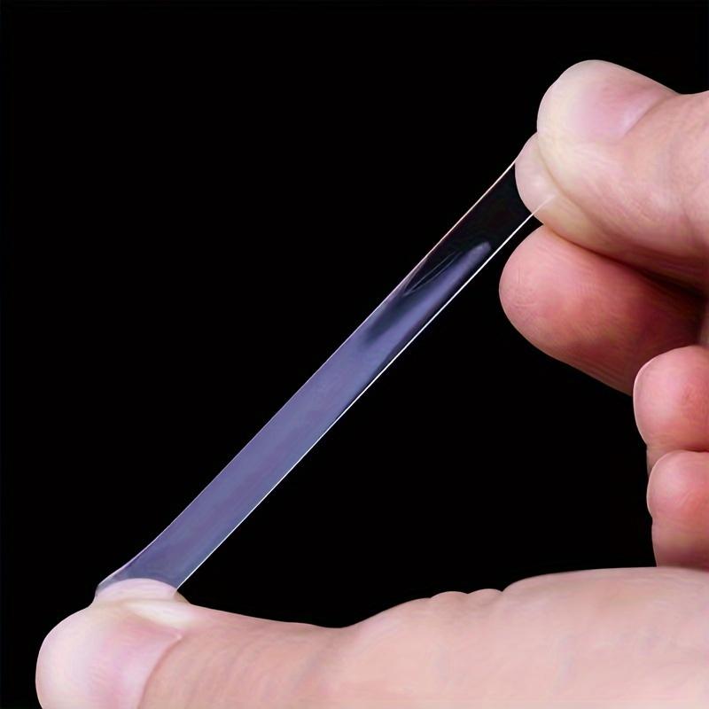 60pcs Transparent Mounting Putty, Traceless Acrylic Adhesive Tabs for Mystic Box Dolls & Office Use