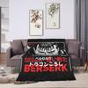 Berserk The Black Swordsman Blankets Quality Soft Warm  Throw Blanket Winter Kids Adult Bedroom Print Bedspread