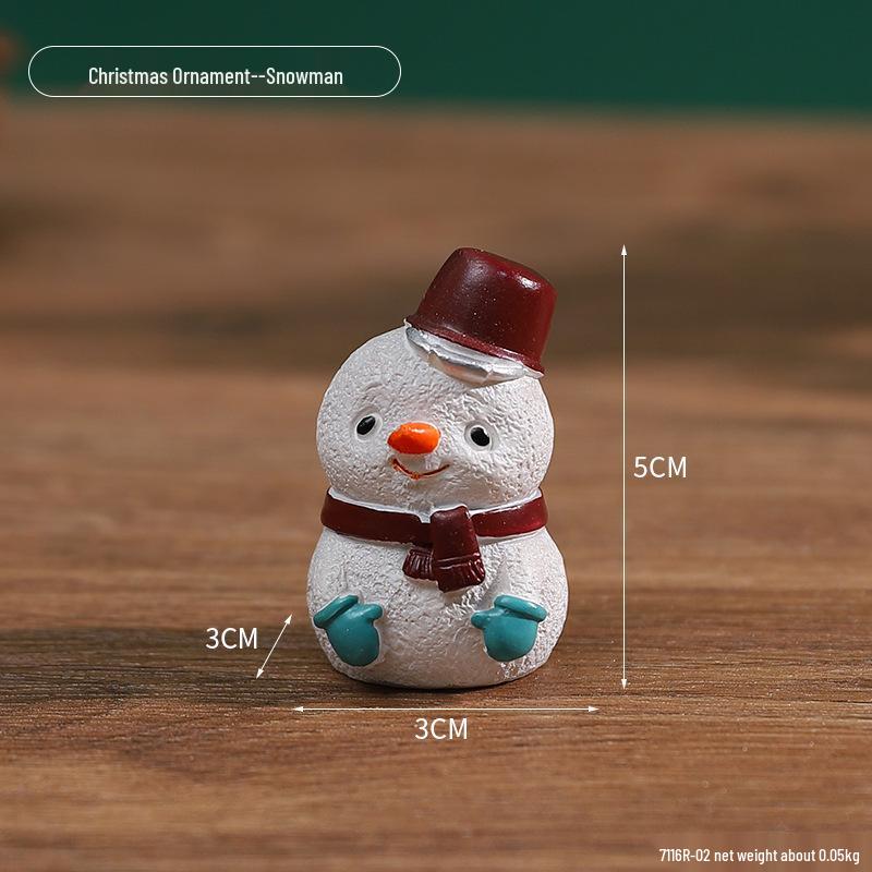 Mini Cute Animal Christmas Tree Ornaments and Santa Decorations