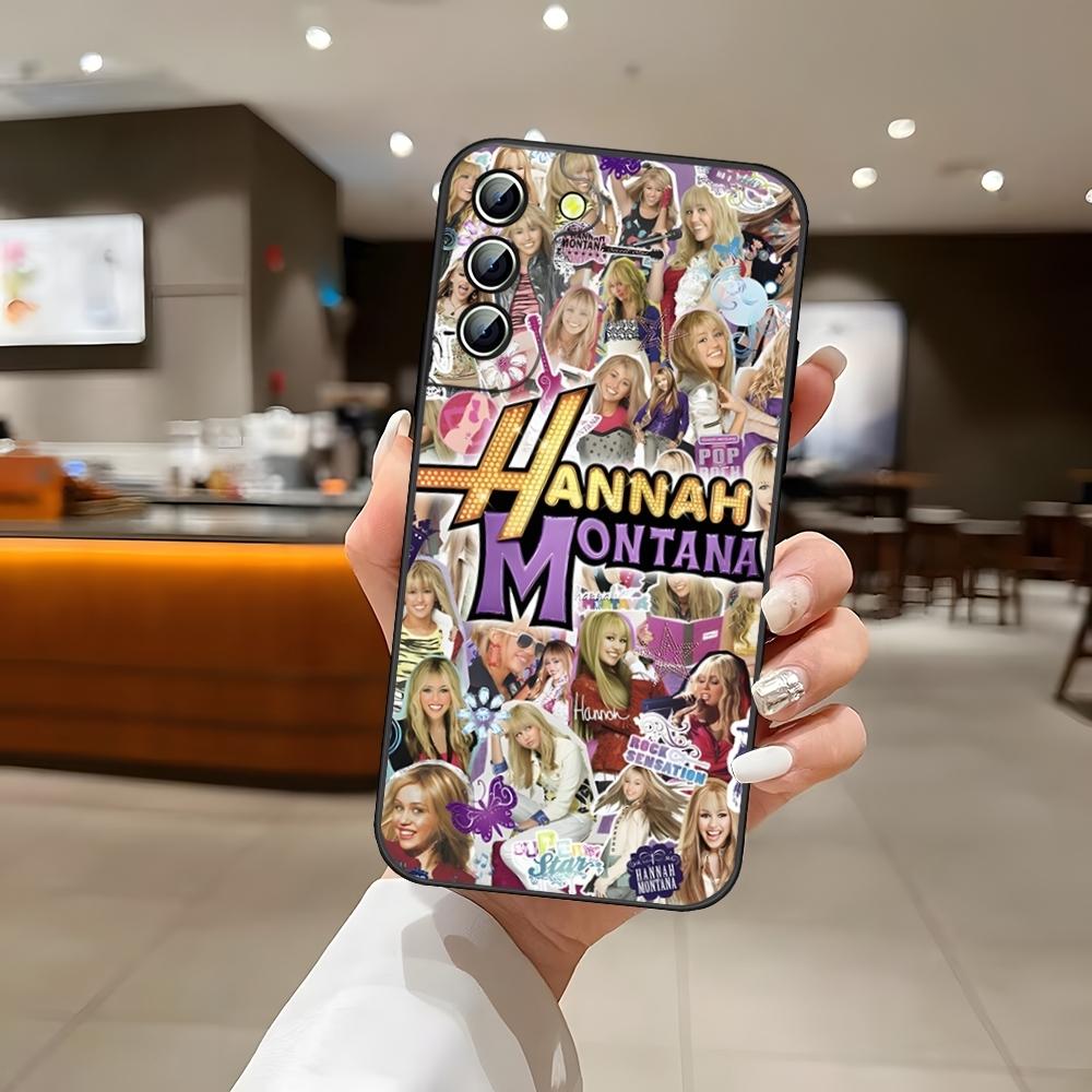 H-Hannah M-Montana Phone Case For S25 Samsung S26 S24 Ultra S22 S23 S20 Fe S21 Plus A54 A34 A16 A53 Back Cover