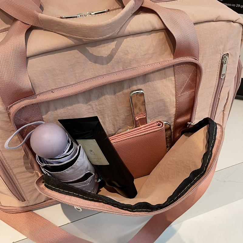 Dry And Wet Separate Gym Bag Large Capacity Travel Bag With Separate Shoe Bin Sports Bag Women's Portable Crossbody Bag