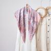 New Double-sided Printed Triangular Scarf Fashion Scarf Versatile Fashionable Belt Women's Imitation Silk Triangular Silk Scarf