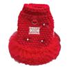 Neujahr, Herbst-Winter Fleece-Gepolstert Haustier Hund und Katze Prinzessin Kleid Kleidung Ohne Fell Teddybär