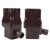 Rainwater Collection System Easy Installation Efficient Rain Barrel Diverter Kit For Downspout Brown