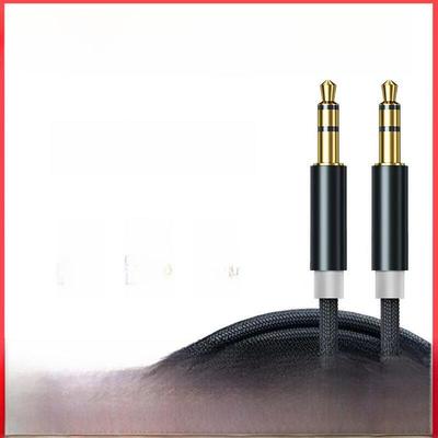 3,5 mm AUX-Audiokabel für Auto, Computer, Mobiltelefon und Headset - Stecker auf Stecker, Doppelkopf-Verbindung