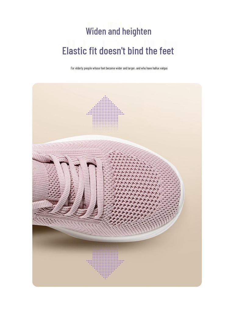 Soft-Soled Walking Shoes for Seniors: Anti-Slip, Comfortable, Lightweight, Breathable, Casual Footwear