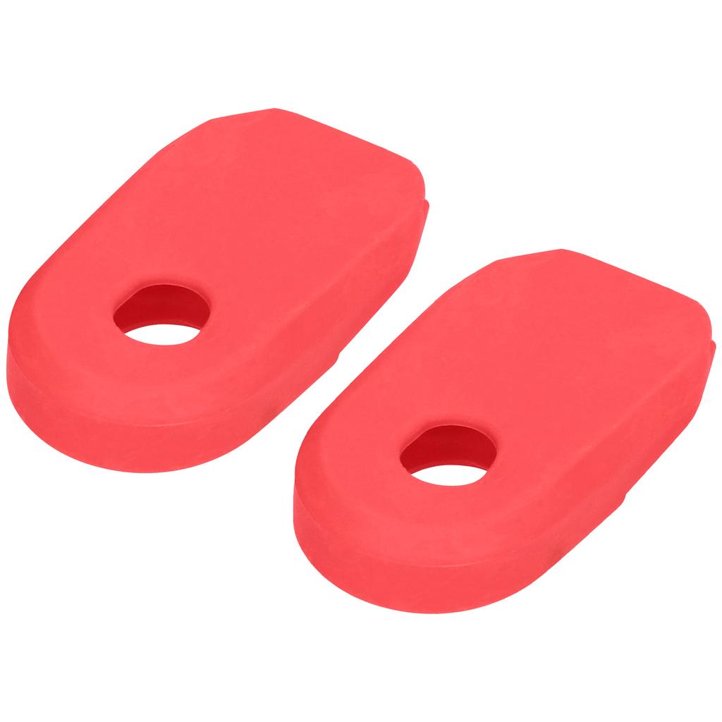2pcs Silicone Mountain Bike Crank Cover Road Folding Crankset Protective Case