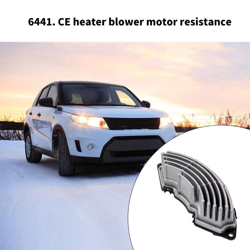Metal Heater Fan Motor Resistor Heating Blower Motor Resistor Efficient Heater Blower Resistor 6441CE for Vehicles