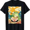 Kawaii Frog Eating Ramen Noodle Japan Anime Ramen Lover T-Shirt