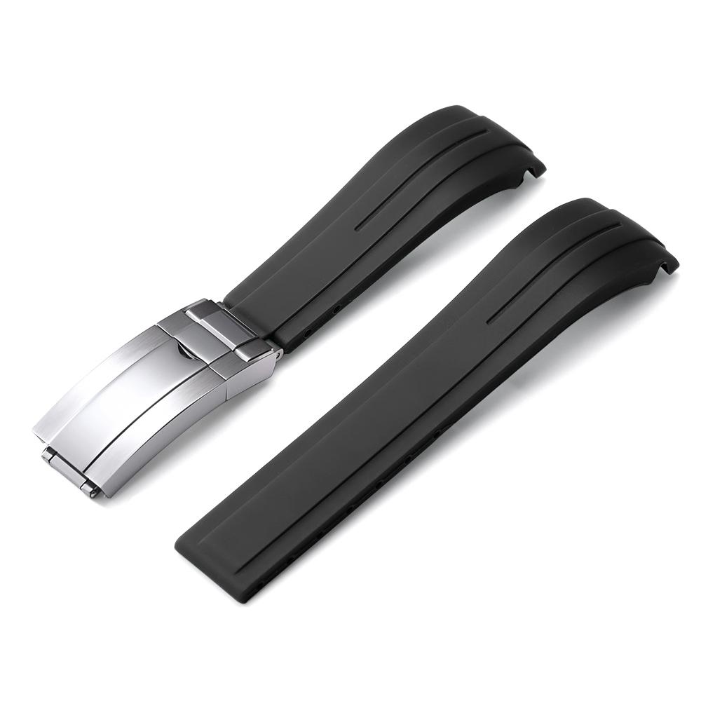 20mm 21mm 22mm Curved End Rubber
