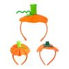 Holiday Costume Hairband Halloween 3D Pumpkin Headband for Kids, Dress-Up Hair Hoop Band, Accessory Thanksgiving Festival Cosplay Party Headwear