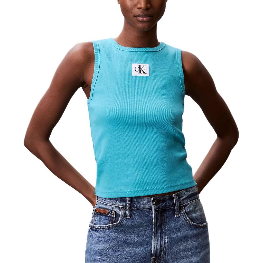 Calvin Klein Soft Round Neck Comfortable Simple Letter Tank Top Women tops 47C201G-XEG