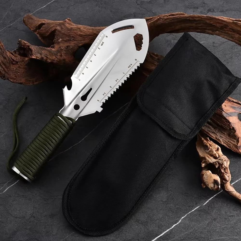 Portable Camping Hiking Traveling Pinic Shovel Multifunctional Ordnance Shovel Survival Outdoor Equipment Garden Tool Shovel
