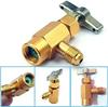 1/4 Thread Adapter R-134a Refrigerant Can Dispensing Bottle Tap Opener Valve 60*35mm Car Air Conditioner Auto Car Accessories