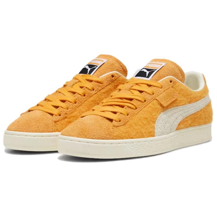 Puma Suede Mohair - Ginger Tea Unisex Sneakers Yellow Frosted-Ivory 398707-01