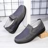 New Fashionable Cloth Shoes for Men Breathable Men's Single Shoes Soft Soled Non Slip Casual Oversized Shoes
