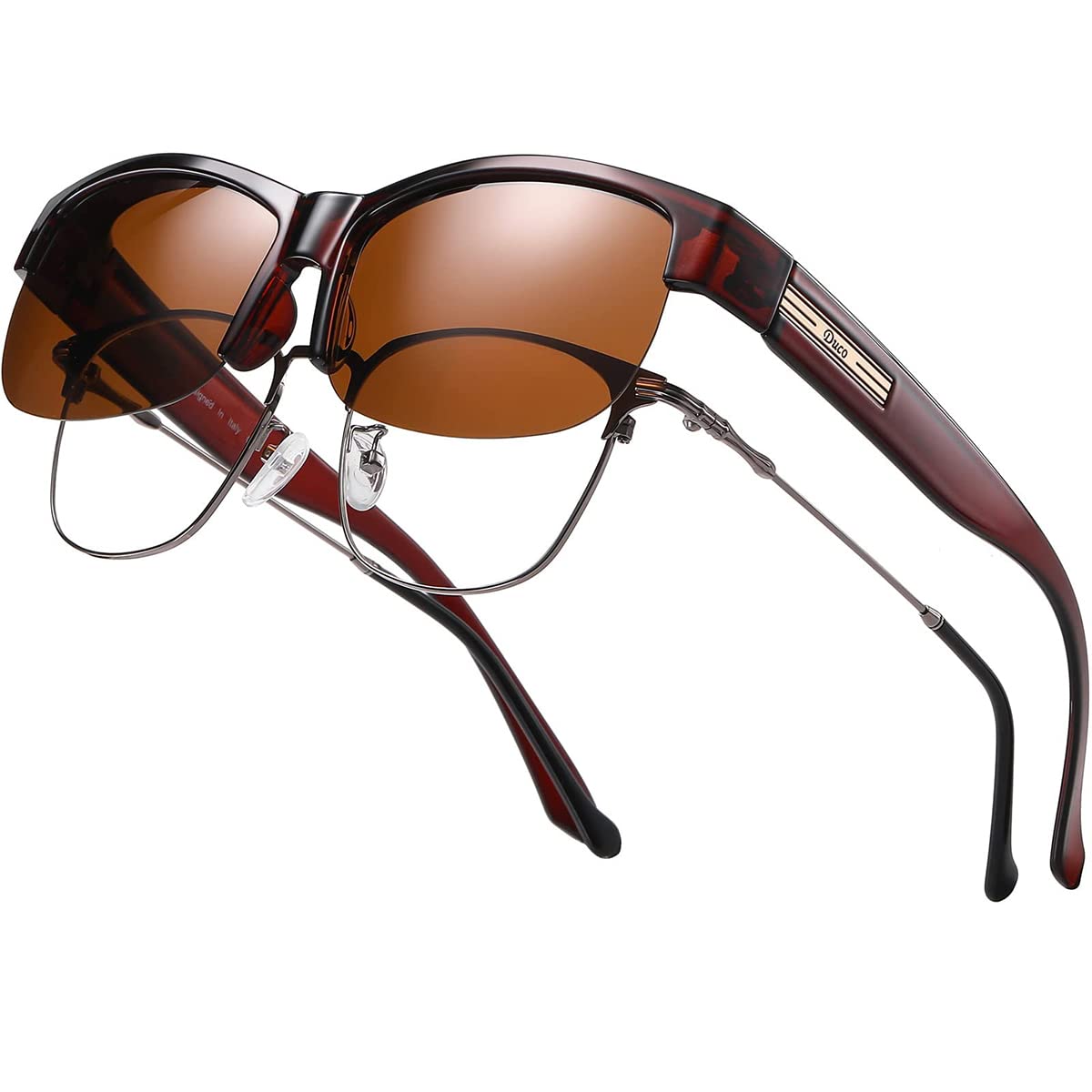 

які можна повісити над поляризованим ультрафіолетовим пилком як для чоловіків, так і для чоловіків і 8960 [DUCO] Накладні окуляри, сонцезахисні окуляри, лінзи, UV400, захист, сонцезахисні окуляри,