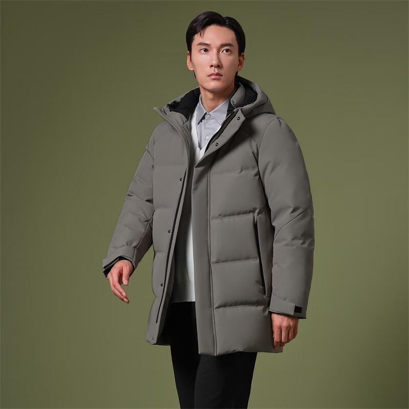 Tambor Men's Mid-length Hooded Goose Down Jacket TA232577