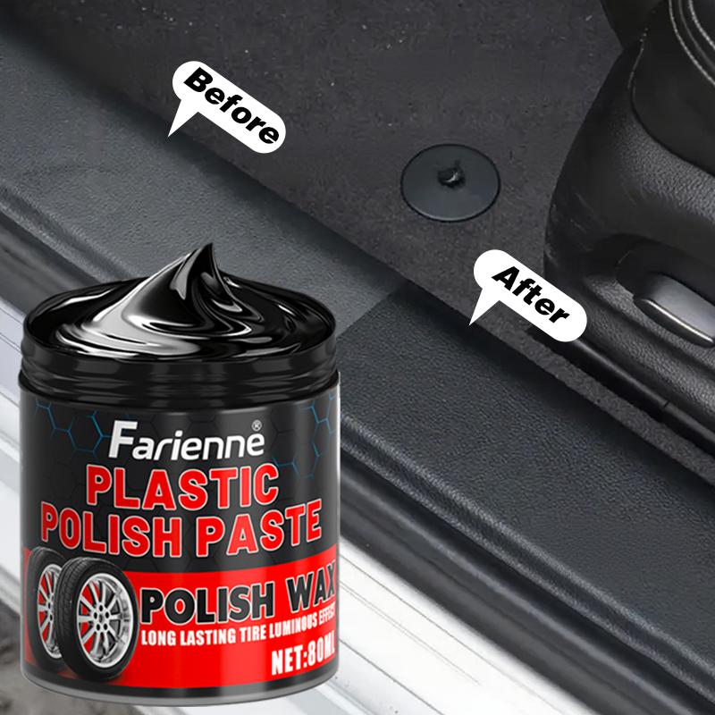 High-Efficiency Tire & Plastic Care Kit, Formula, Removes Haze, Scratches Removal, Professional Polishing, Durable Formula