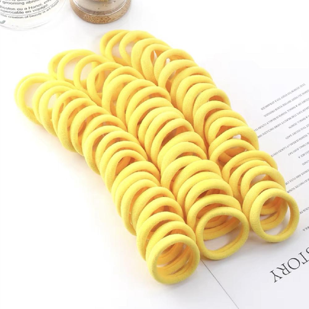 50/100PCS Nylon Elastic Hair Tie 5CM Rubber Band for Women Men Thin Hairbands Ponytail Holder Hair Accessories