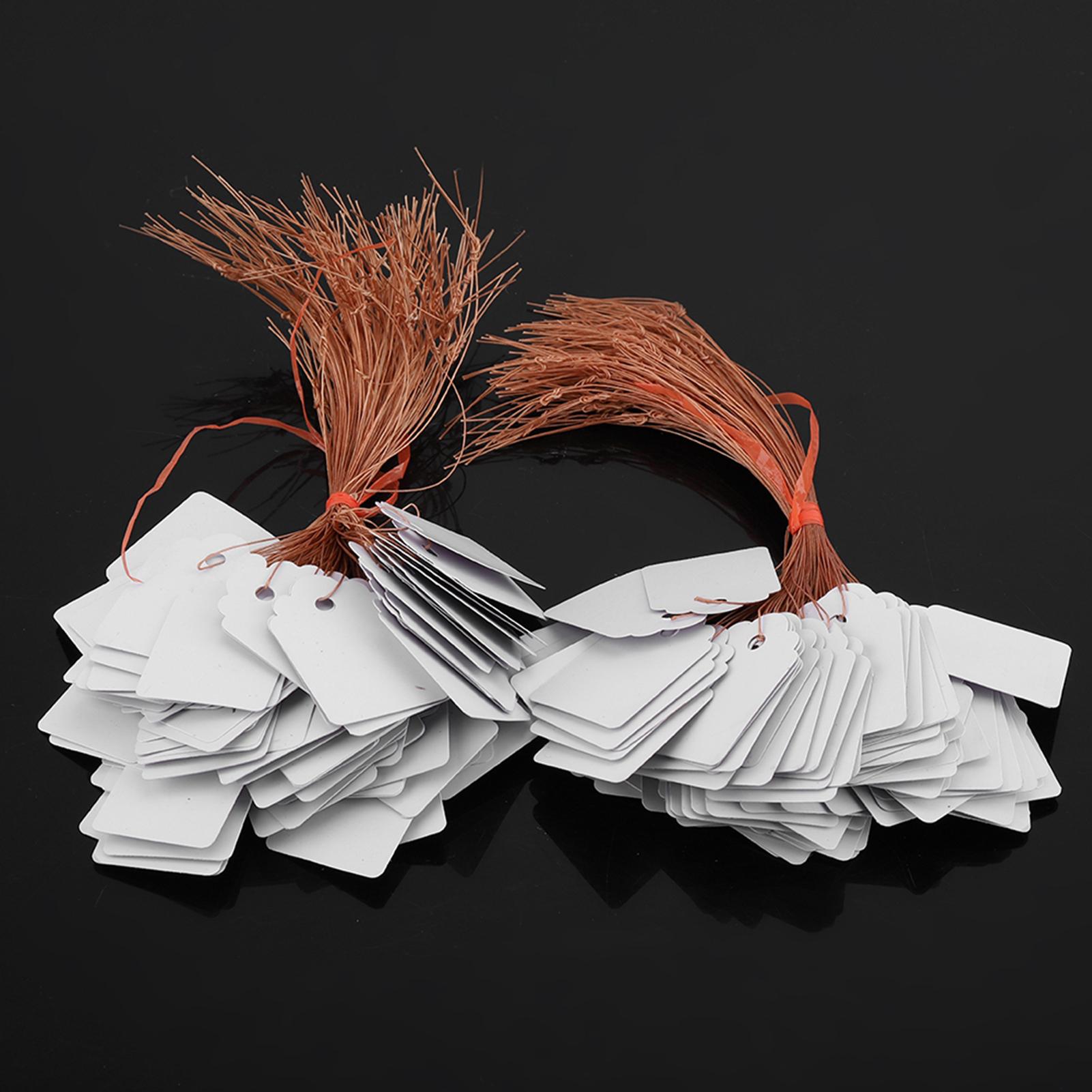 

200pcs PVC Hanging Flower Plant Seed Name Tag Label Marker Sign Outdoor белый