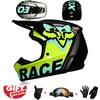 Motorcycle Helmet Children Off Road Helmet Bike Downhill Am Dh Cross Helmet Capacete Motocross Casco Three piece gift set Motor