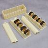 Pressa per Sushi, Stampini per Sushi Roll per Principianti, Set Compatto di Stampini per Sushi con Forme Quadrate, Rotonde e a Cuore, Kit Facile per Preparare Sushi Fai-da-Te per Pasti Veloci