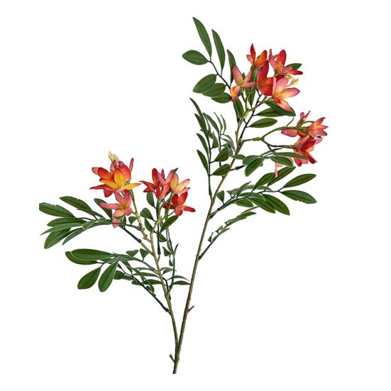 Locust Tree Branch Fake Silk Leaves 38 Flower with Inch Long Faux Pagoda Tree Stem