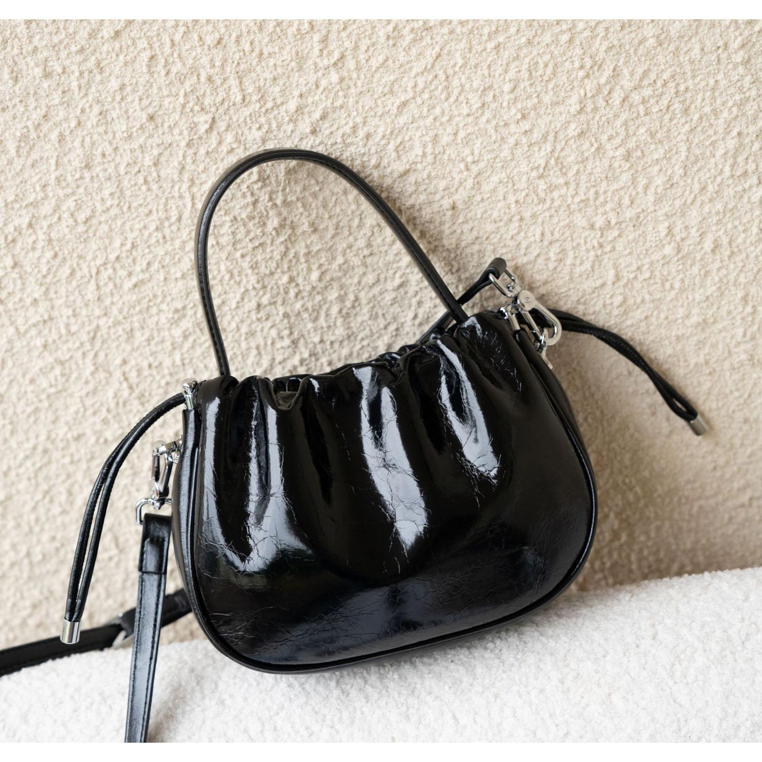 

Женские сумки из коровьей кожи, Женские сумки через плечо, Модные вместительные, Вместительная мягкая кожа. чёрный