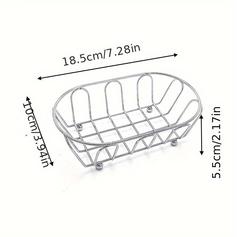 

Minimalist Stainless Steel Storage Basket Desktop Hollow Miscellaneous Storage Basket Dressing Table Cosmetics Storage Rack