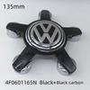For VW Volkswagen Jetta MK5 Golf 4pcs 135mm Volkswagen Golf Polo Car Wheel Center Caps 5Pins Rim Hub Cover Hubcap Logo Badge Emb