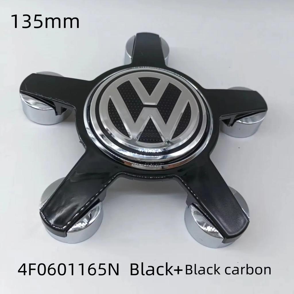 For VW Volkswagen Jetta MK5 Golf 4pcs 135mm Volkswagen Golf Polo Car Wheel Center Caps 5Pins Rim Hub Cover Hubcap Logo Badge Emb