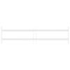 Window Security Grille with 2 Crossbars Adjustable 63 114 Cm