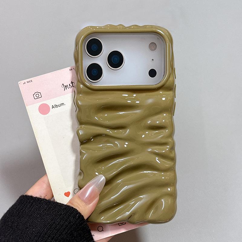 Cute Cake Cream Pattern Glossy TPU Phone Case For For Iphone 17 16 Pro Max 1 14 Plus Air 13 Shockproof 3D Bumper Cover