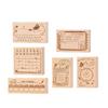 Adorable Wooden Cat Stamps for Planners and Journals – Meow Box Series