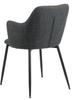 Ilsa chair with armrests, gray
