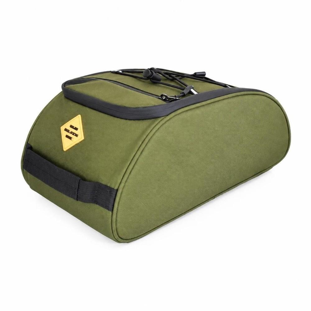 Hook and Loop Bike Trunk Bag Oxford Cloth Bike Rear Seat Bag Bicycle Rear Rack Bag  City Bike Use