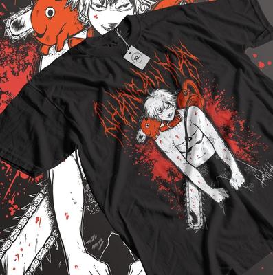 Chainsaw Man T-shirt Nayuta Denji Makima Manga Denji Anime Gift Shirt All Size Unisex T-Shirt