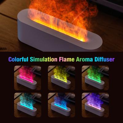 Fireplace Flame Humidifier Bedroom Lasting Fragrance Machine Simulated Flame Aromatherapy Machine Household Fireplace