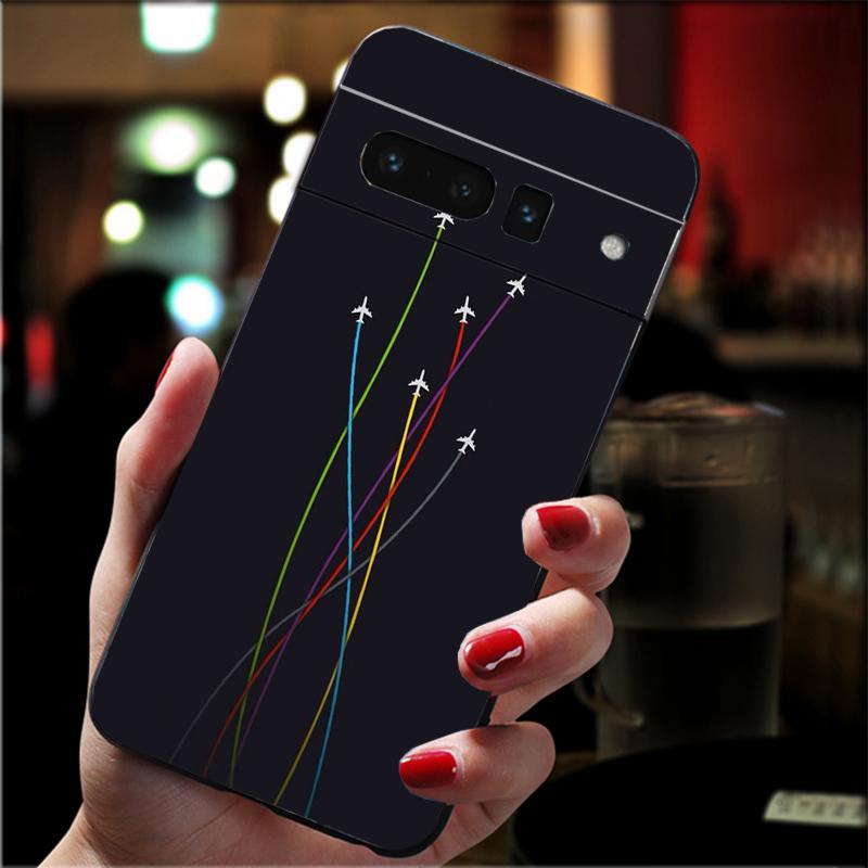 Aircraft Airplane fly travel cloud Plane Phone Case For Google Pixel 10 Pro 9 Pro XL 9A 8 7 6 Pro Pixel 8A 7A 6A Pixel 8 7 6 5