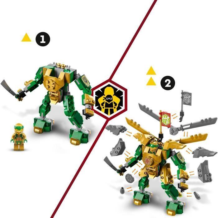 LEGO® NINJAGO 71781 Le Combat Des Robots De Lloyd – Évolution, Jouet Avec 2 Minifigurines