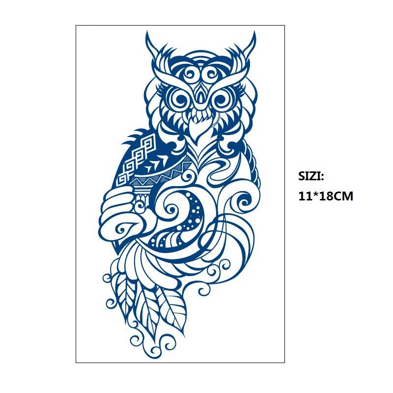 Emmy Naklejka Tatuaż Ziołowy Stopniowa Zmiana Geometryczny Gwieździste Niebo Łańcuch z Gwiazd Trwały Nieodblaskowy Naklejka Transferowa Wodna