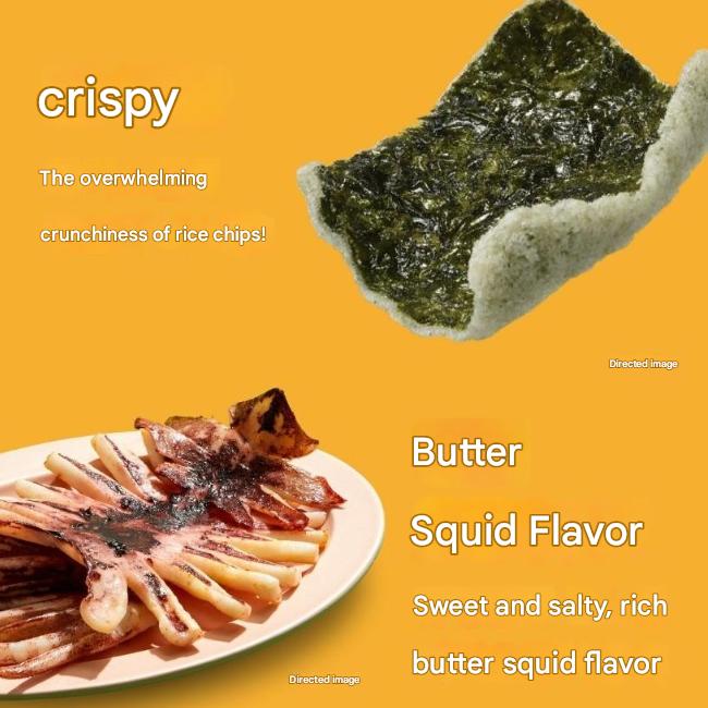 bibigo Seaweed Snack Butter Squid Flavor 40g (3 Options)