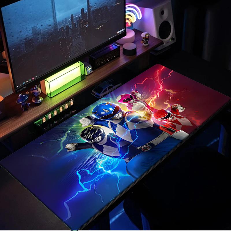 Rangers Team-up Mouse Pad, Rubber Base, Mouse Pad for Gamers and Office Use, Gaming Desk , Easy To Clean Mat Christmas fan gifts